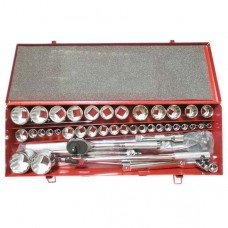 Black Hand Socket Set - 66pcs - 1/4'' , 1/2'' , 3/4''